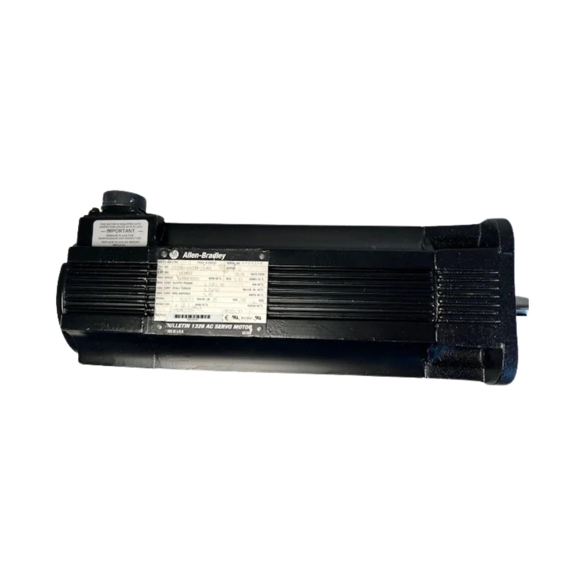 Allen-Bradley 1326AB-B420H-21 servo motor, 5.1 Nm, 6000 RPM, IP65, compatible with Kinetix and Ultra3000 drives