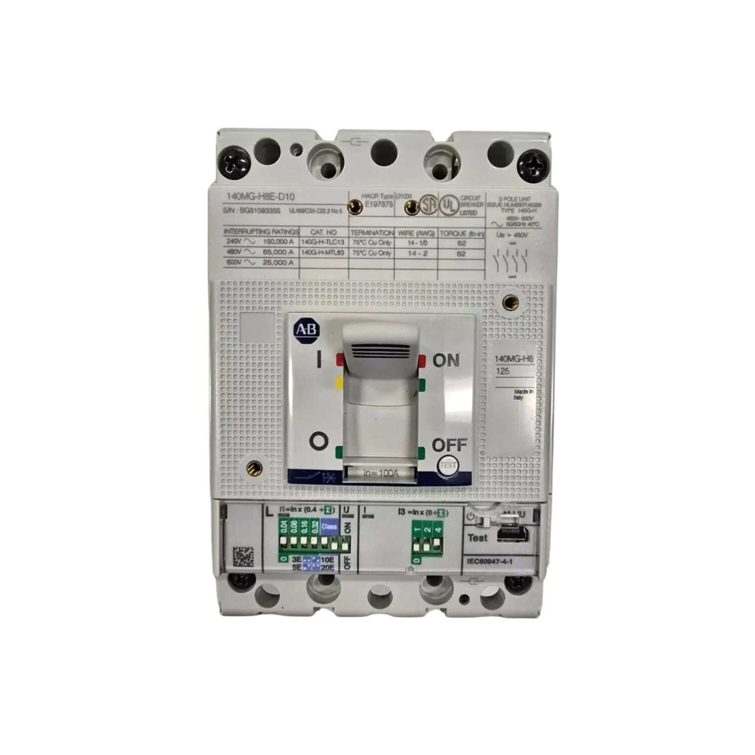 Allen-Bradley 140MG-H8E-D10