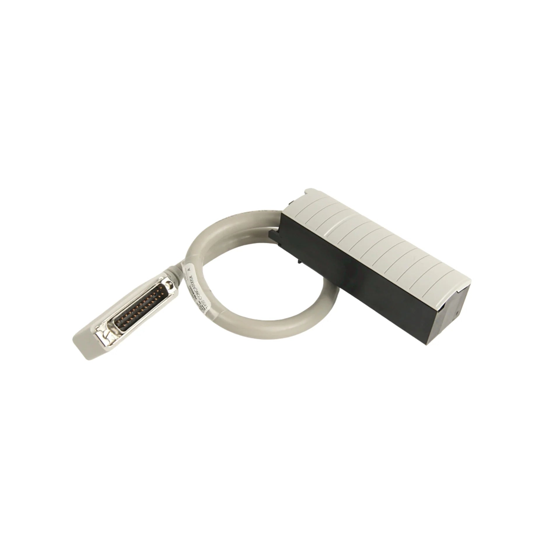Allen-Bradley 1492-CONCAB005X pre-wired PLC connection cable, 0.5 m, for industrial control panel wiring.