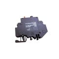Suporte de terminal Allen-Bradley 1492-GH050 para montagem DIN em painéis elétricos industriais e automação.