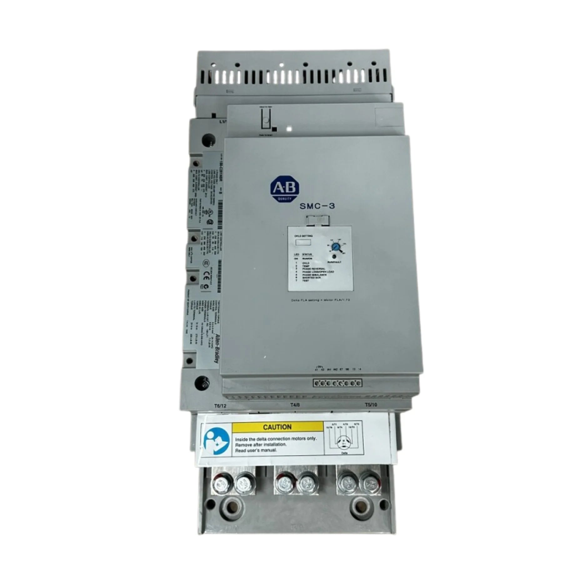 Allen-Bradley 150-C201NBR SMC-3 soft starter 201A 480V 24V AC/DC control