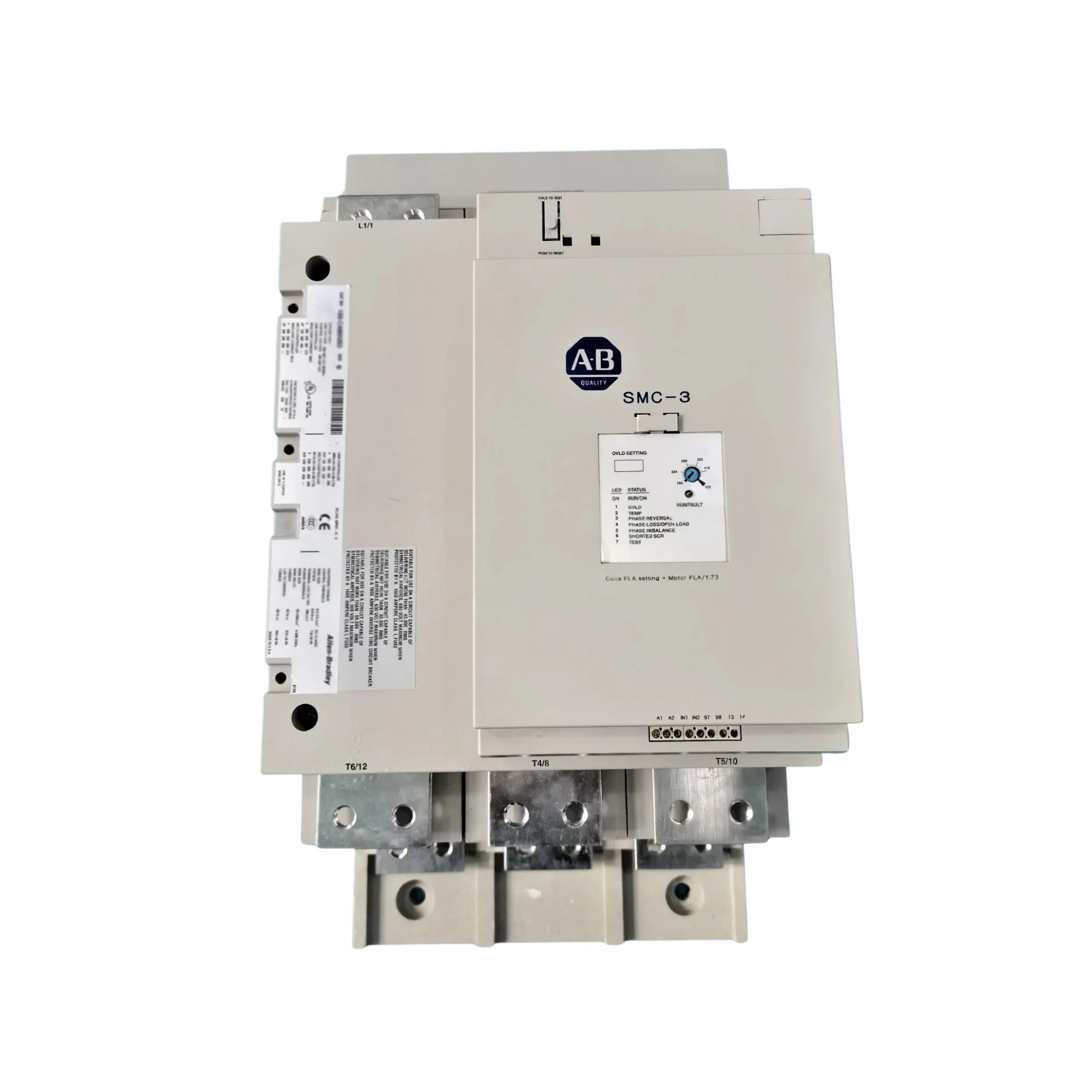 Allen-Bradley 150-C317NBR SMC-3 Soft Starter, 317A, 480V, 3-phase, open frame