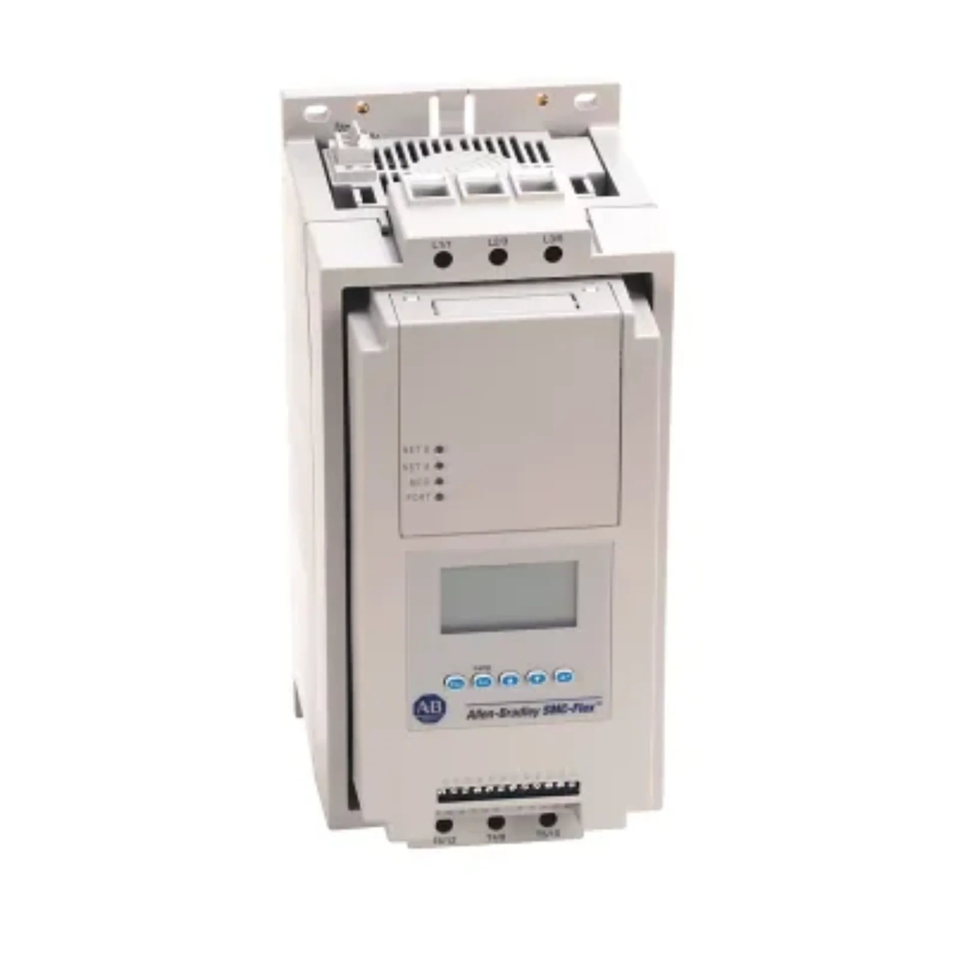 Allen-Bradley 150-F108NBDB smart motor controller, 108A, 480V, pump control, open type