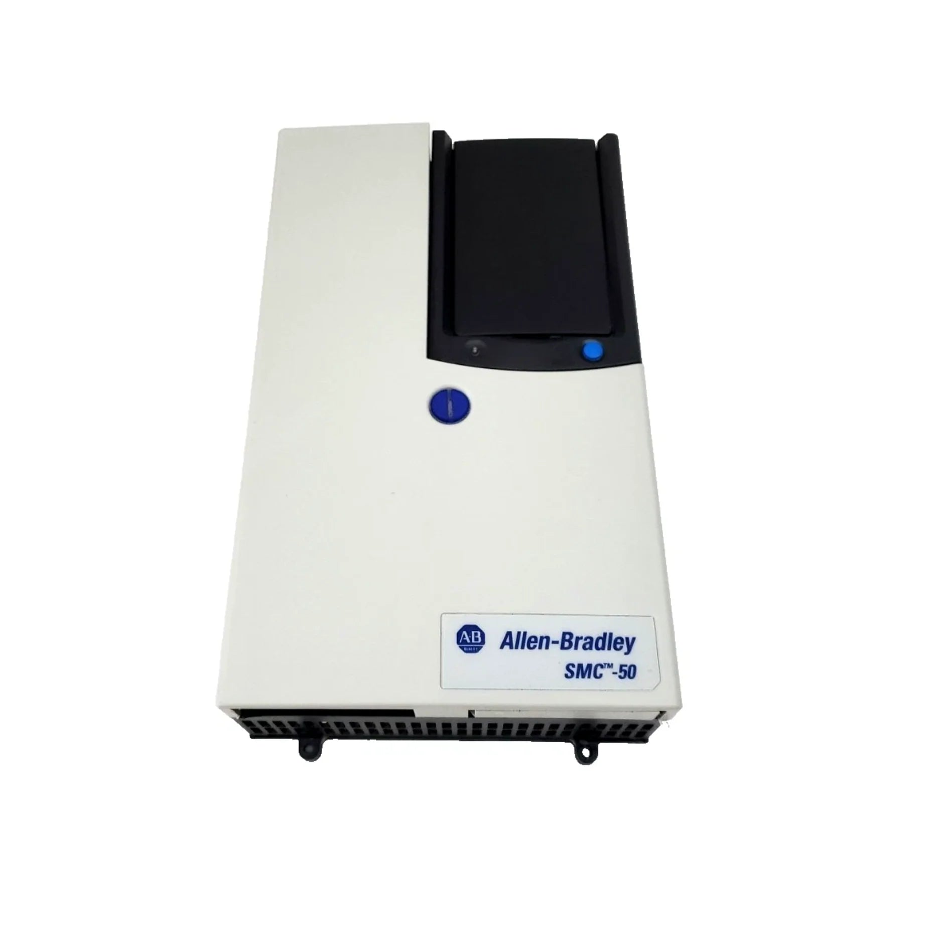 Allen-Bradley 150-SCMD SMC-50 control module, 100–240V AC, 2 DC inputs, 2 relay outputs