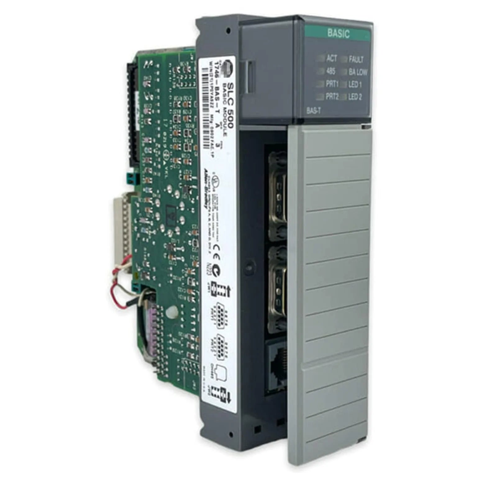Allen-Bradley 1746-BAS SLC 500 BASIC module, programmable ASCII interface for custom automation solutions