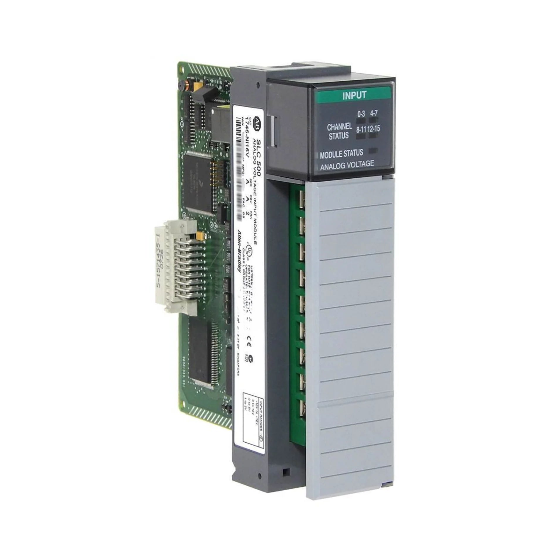 1746-NI16V, módulo de entrada analógica para PLC SLC 500, ideal para medições precisas em sistemas de automação industrial
