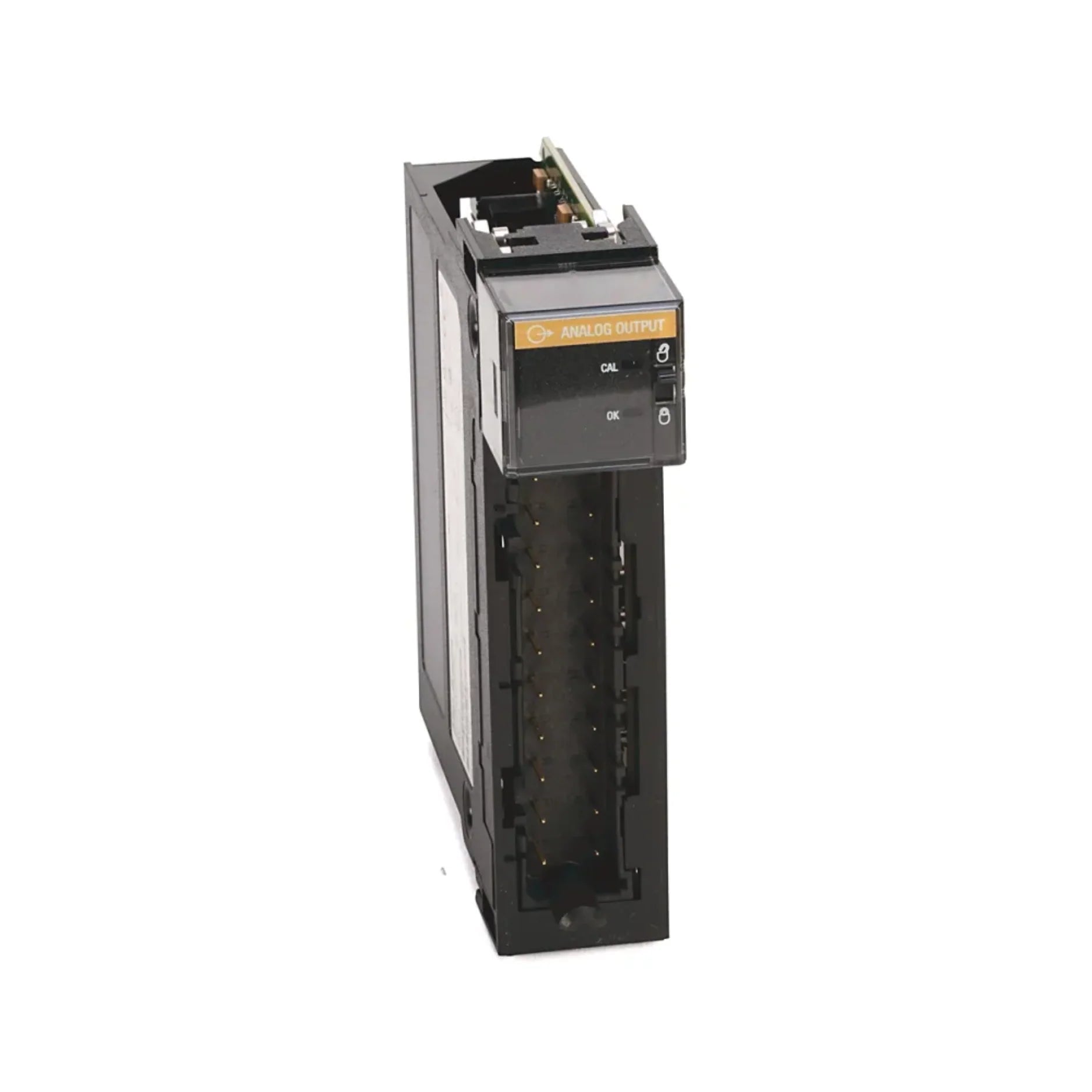 Allen-Bradley 1756-OF4 analog output module with 4 single-ended channels, voltage and current output. For ControlLogix systems.