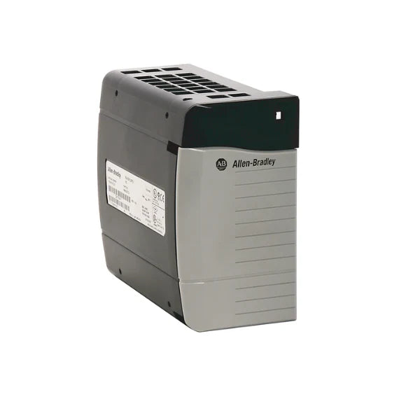 Allen-Bradley 1756-PB50 slim power supply, 50W output, 18–32V DC input, 8A @ 5V DC, rack mount for ControlLogix systems.