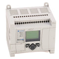 Allen-Bradley 1763-L16BWA MicroLogix 1100 PLC, 120V AC input, relay output, for compact industrial automation control.