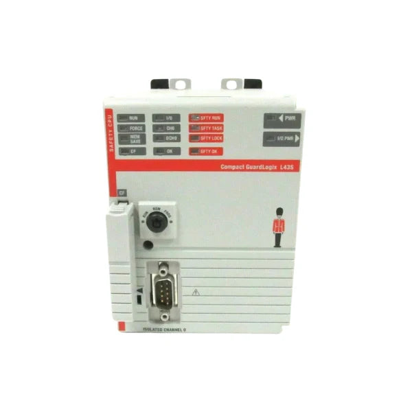 Allen-Bradley 1768-L43S CompactLogix Safety controller, integrated motion and safety for industrial automation