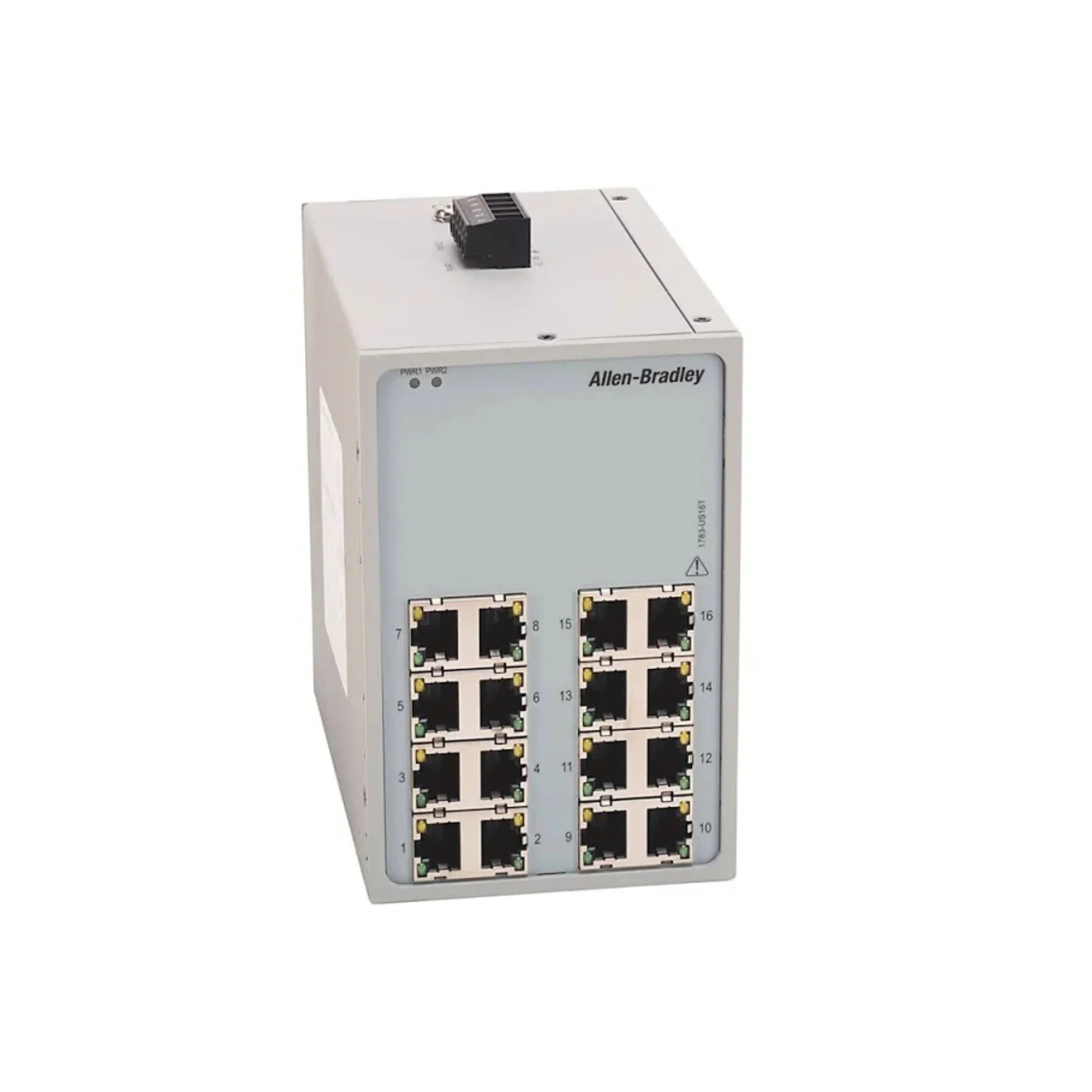 1783-US16T Allen-Bradley Stratix 2000 unmanaged Ethernet switch, 16 ports, for industrial network connectivity