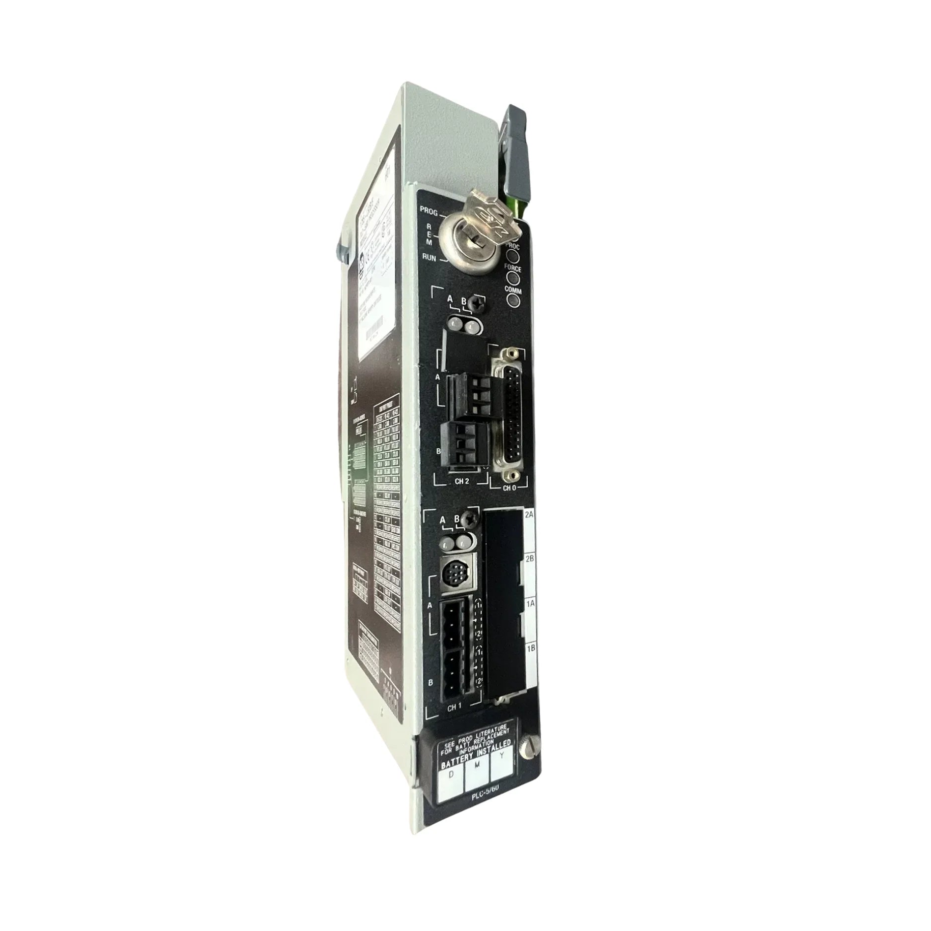1785-L60B_E, CPU PLC-5/60 Allen-Bradley de alto desempenho, ideal para controle robusto em sistemas industriais complexos.