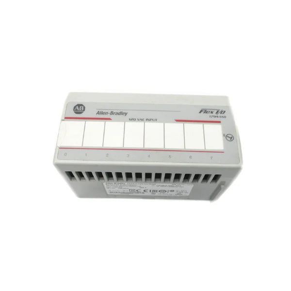 Allen-Bradley 1794-IA8 Flex I/O AC input module, 8-point, 120V AC, for distributed industrial control systems