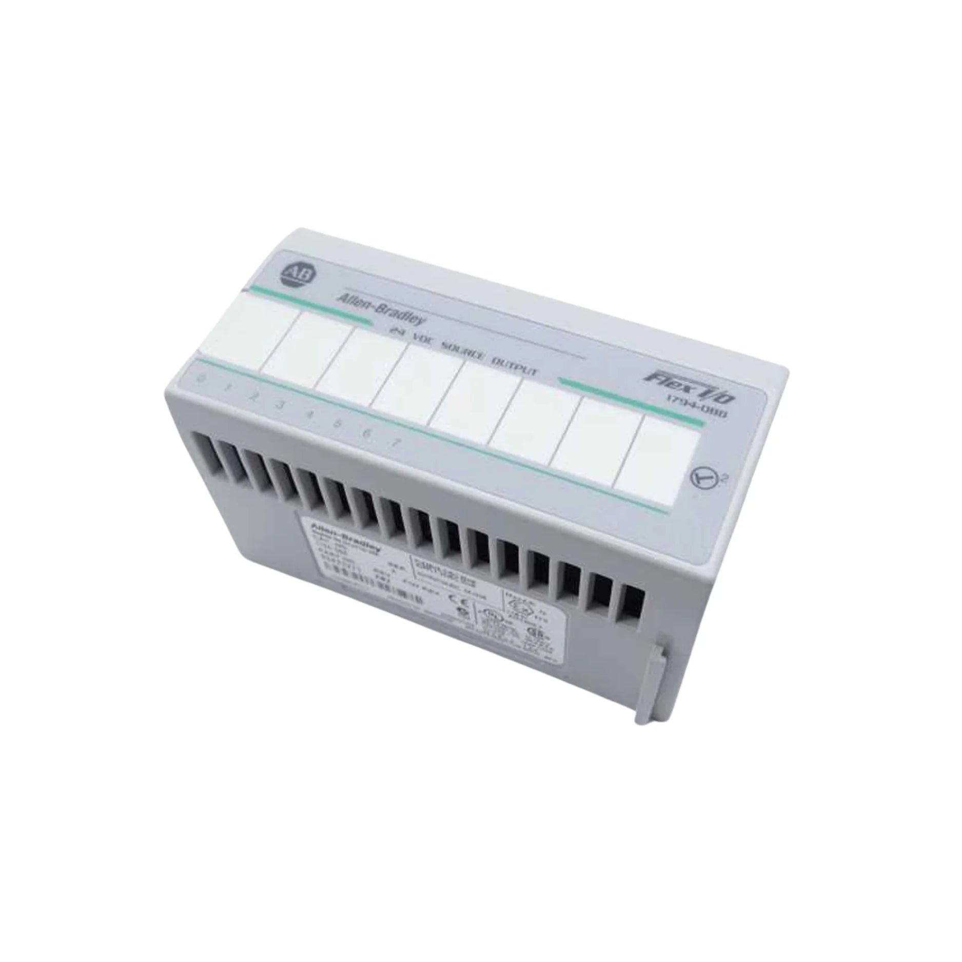 1794-OB8, módulo de saída digital Allen-Bradley para sistemas Flex I/O, ideal para controle de dispositivos em automação industrial.