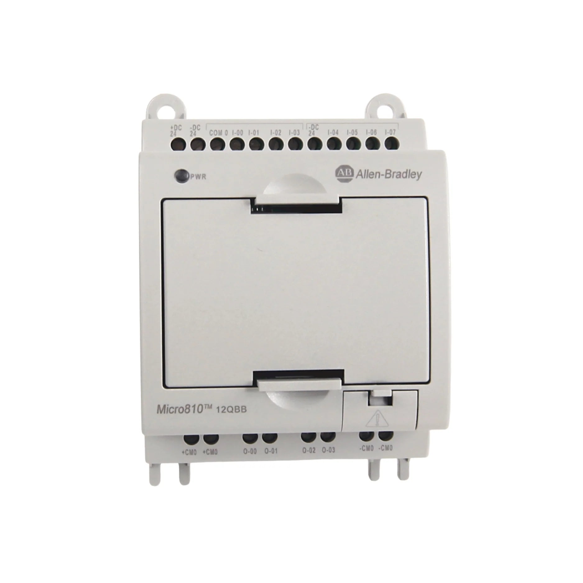 Allen-Bradley 2080-LC10-12QBB Micro810 PLC, 8 inputs, 4 DC source outputs, 24V DC, USB port