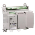 Allen-Bradley 2080-LC20-20QWB Micro820 PLC, 20 I/O, 24V DC, with relay outputs, analog I/O, Ethernet, and microSD support.