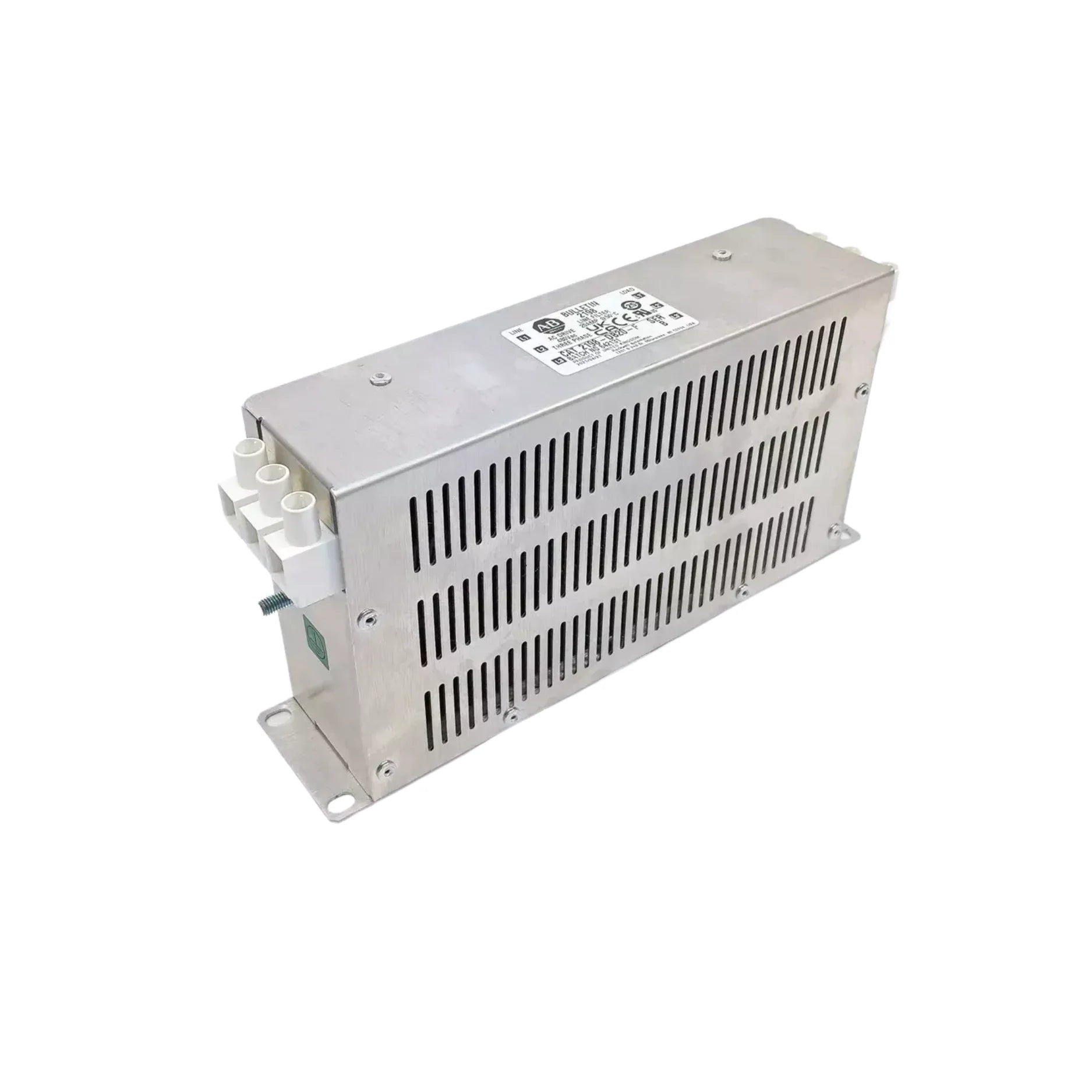 2198-DB20-F, resistor de frenagem Allen-Bradley para servo drives Kinetix, ideal para dissipar energia em sistemas de automação.