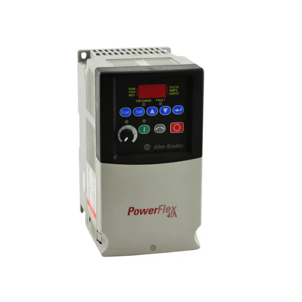 Allen-Bradley 22B-B5P0N104 PowerFlex 40 AC drive, 1 HP, 3-phase, 480V, compact motor control for industrial automation.