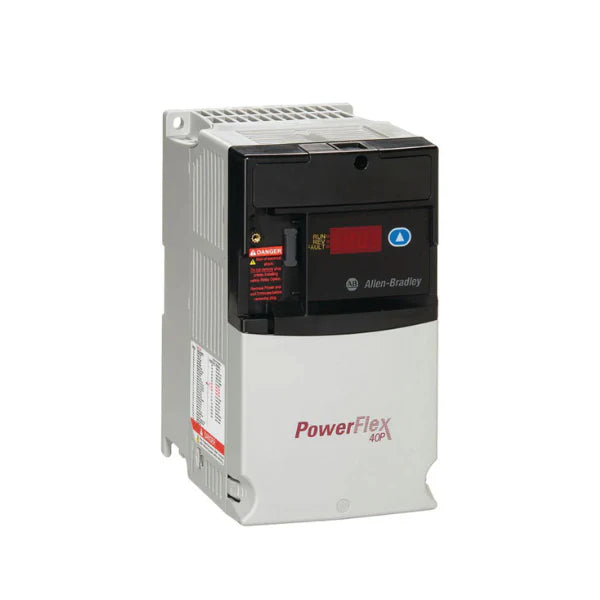 Allen-Bradley 22D-D010N104 PowerFlex 40P AC drive, 5 HP, 480V, for advanced motor speed control in industrial automation systems.