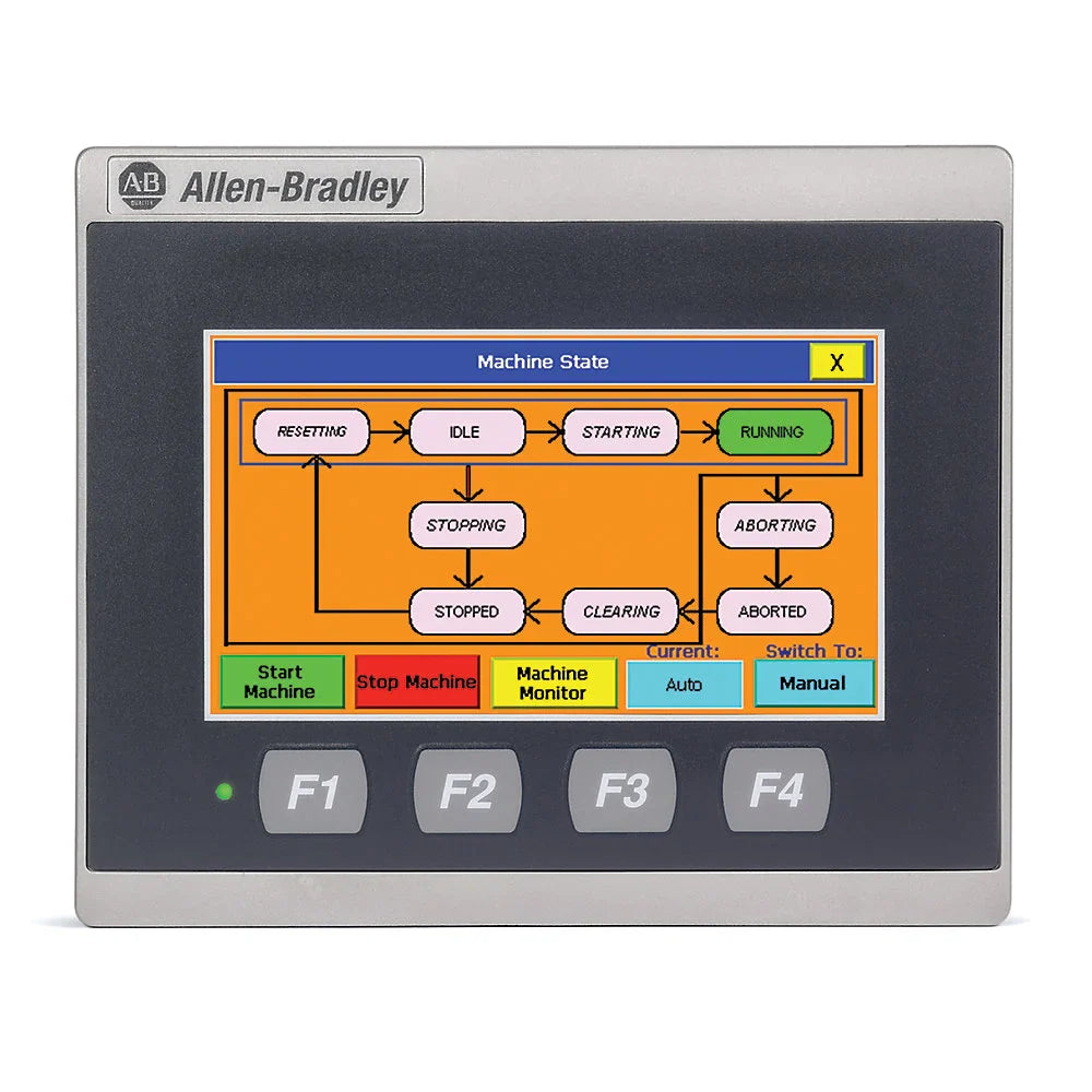 2711R-T4T Allen Bradley high-resolution touch screen, robust construction, and advanced connectivity options for seamless integration with industrial control systems. - DDPARTS SOLUTION