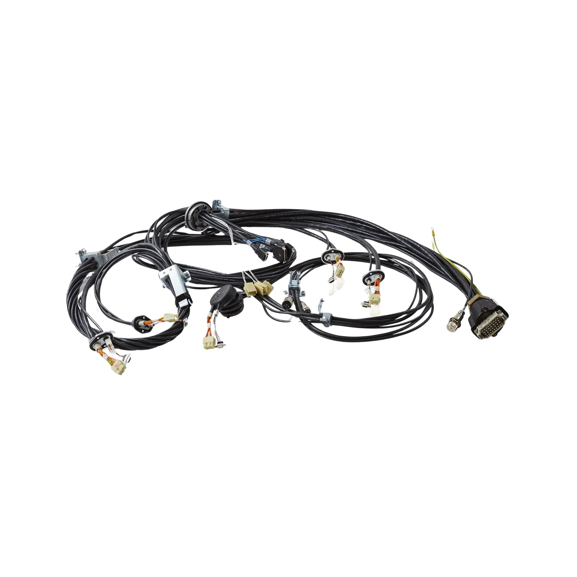 ABB 3HAC024385-001 FlexPendant connection cable for IRC5 controller with durable shielded design.