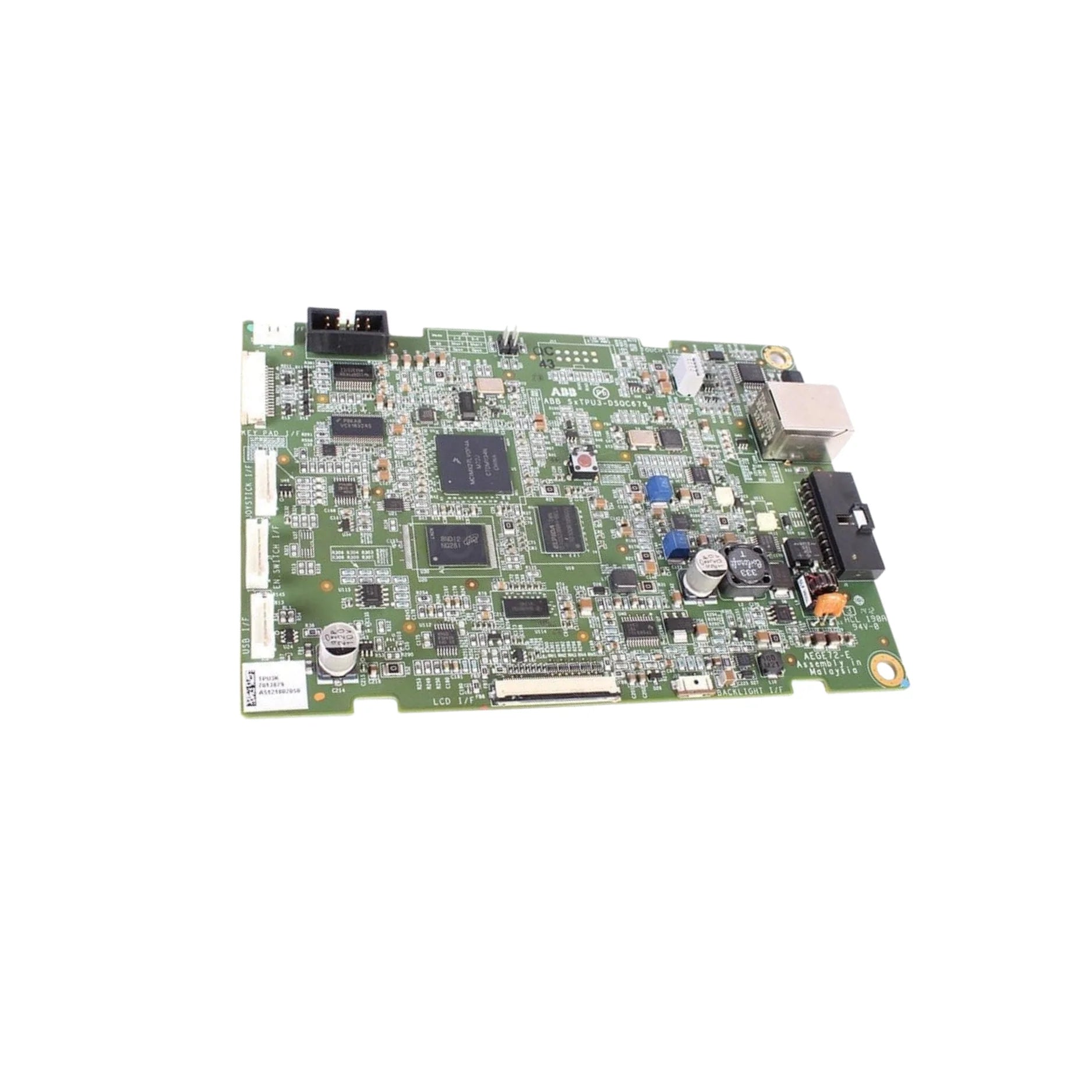 ABB 3HAC033624-001 FlexPendant cable for IRC5 controller ensuring reliable data and power connection.