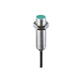 Pepperl+Fuchs 3RG4013-0KB00 M30 inductive sensor, 15 mm range, PNP normally open output, IP67-rated for industrial use.