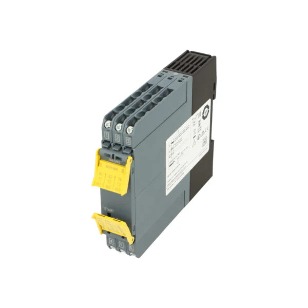 Siemens 3SK1111-1AB30 safety relay module, 24V DC, emergency stop protection, reliable machine safety, industrial automation.
