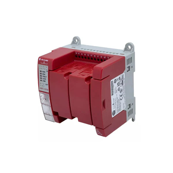 Allen-Bradley 440C-CR30-22BBB configurable safety relay with 22 I/O, SIL 3 / PLe, USB, serial ports. Compact and software-programmable.