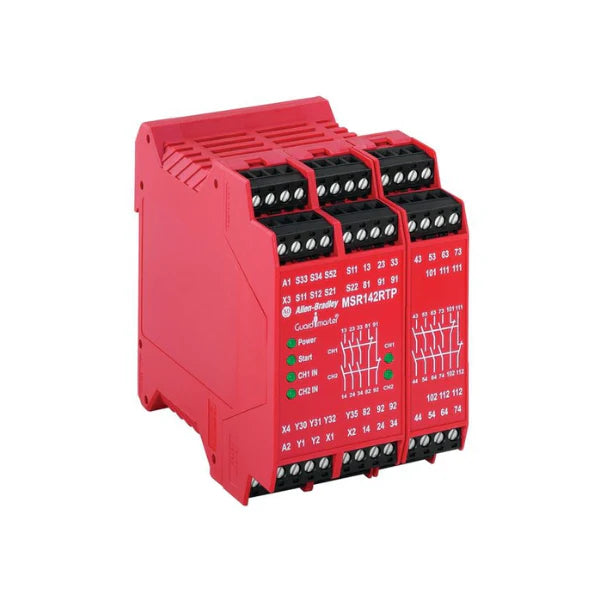 Allen-Bradley 440R-G23216 Guardmaster safety relay, dual channel, DIN rail mount for machine safety systems