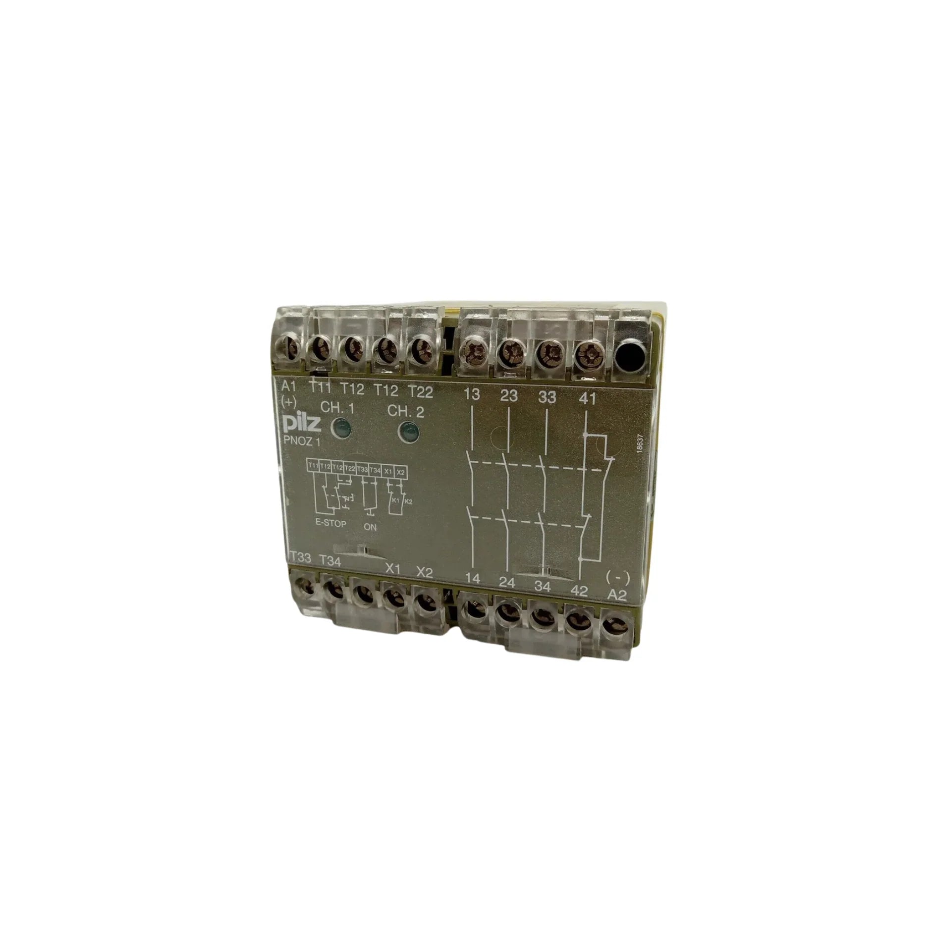 Pilz 475695 Interface Module, efficient communication and robust design for industrial use.