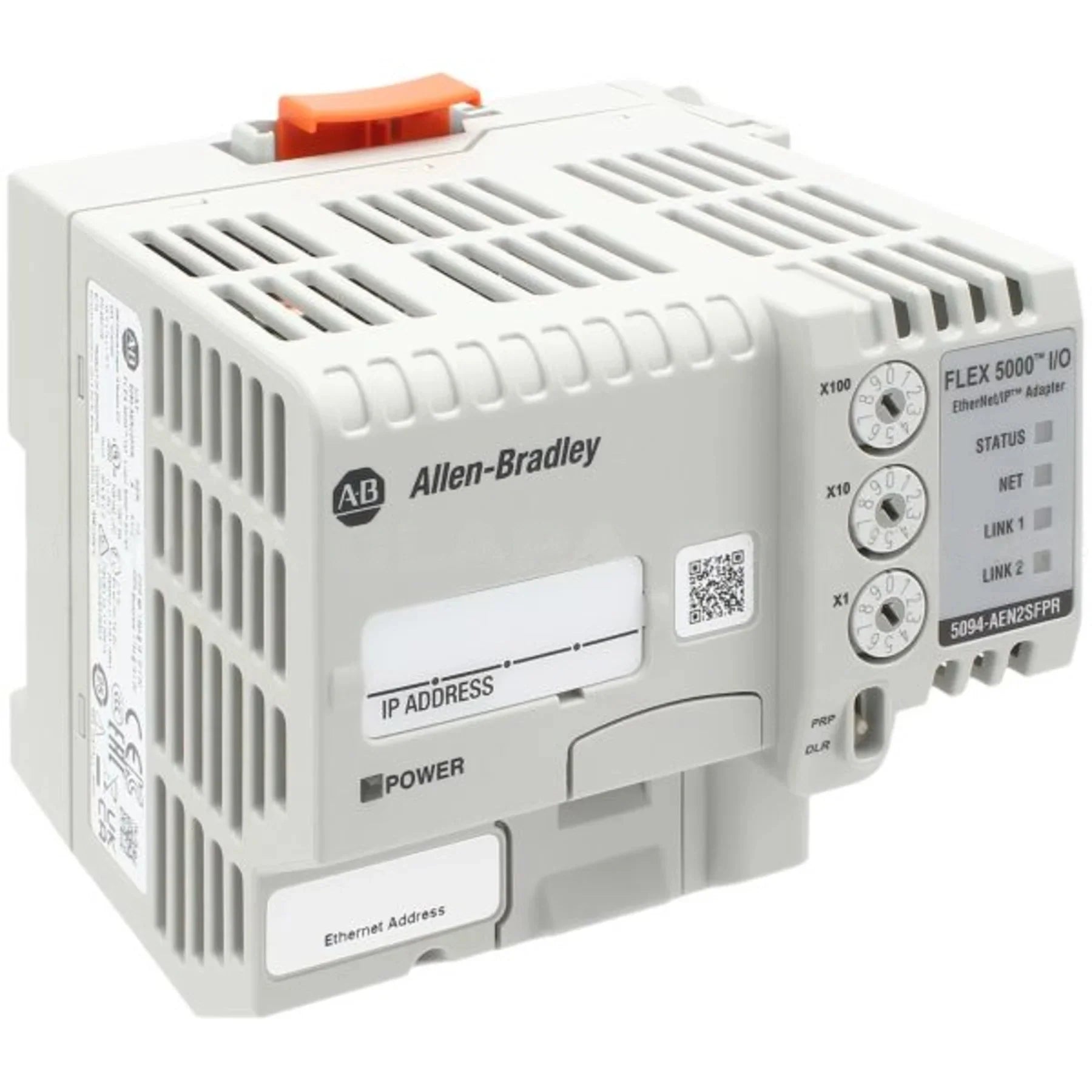 Allen-Bradley 5094-AEN2SFPR FLEX 5000 EtherNet/IP Adapter, dual-port with SFP, 24V DC