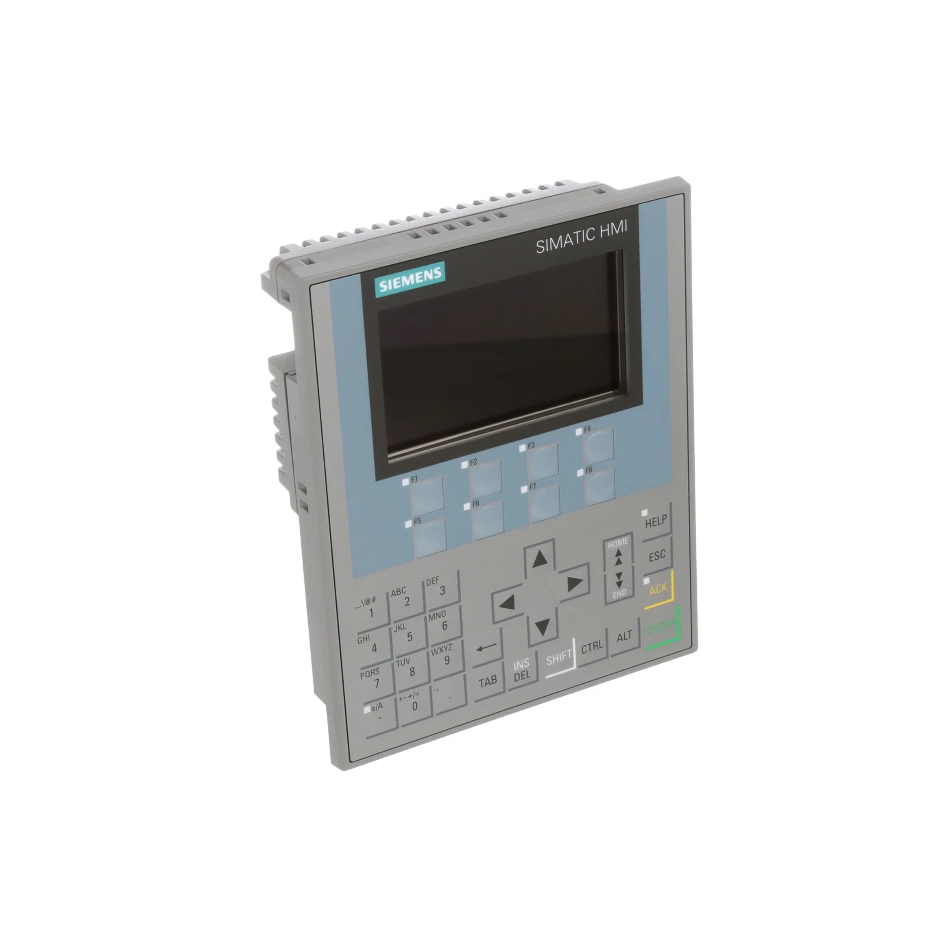 Siemens 6AV2124-1DC01-0AX0 HMI touch panel display for industrial automation control systems.