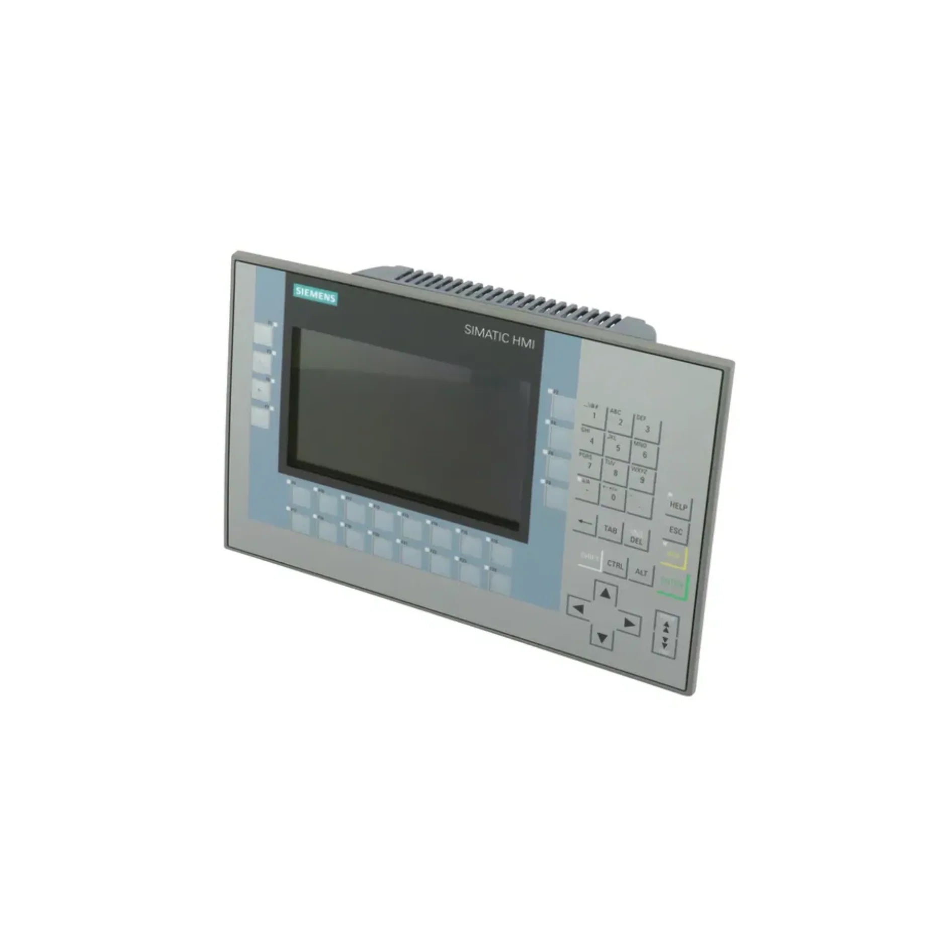 Siemens 6AV2124-1GC01-0AX0 SIMATIC HMI KTP700 Basic Panel with 7-inch touchscreen.