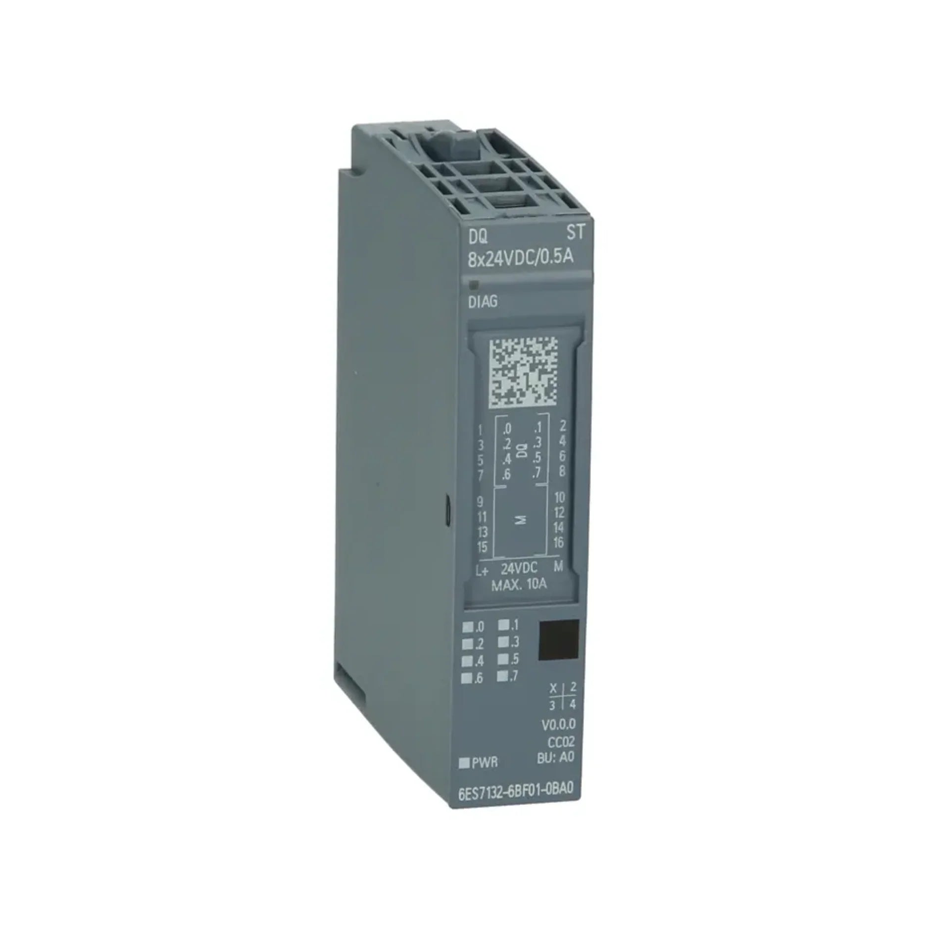 Siemens 6ES7132-6BF01-0BA0 digital output module for SIMATIC S7-1200 PLC.