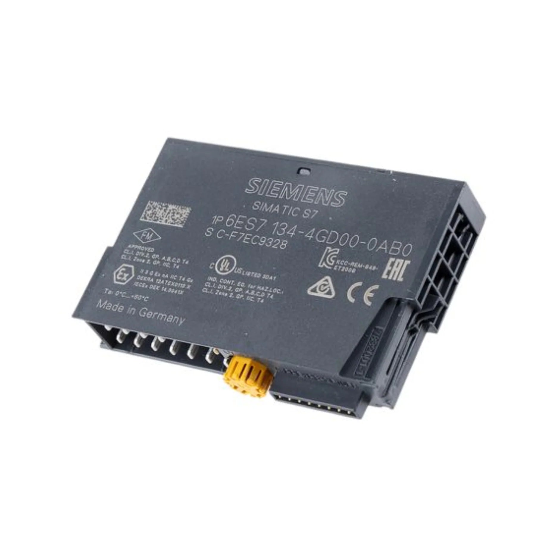 Siemens 6ES7134-4GD00-0AB0 analog output module, 2x 0–20 mA, ET 200S, 15 mm, IP20.