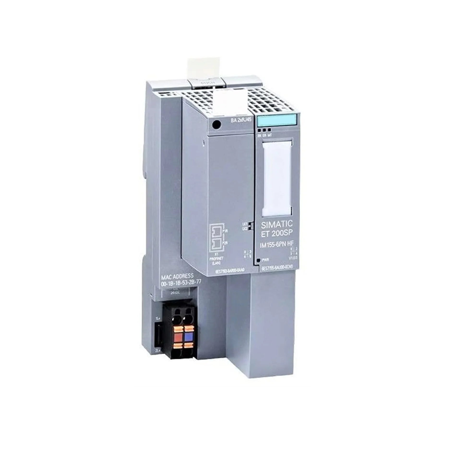 Siemens 6ES7155-6AU00-0CN0 I/O module for SIMATIC S7-1500 PLC systems.