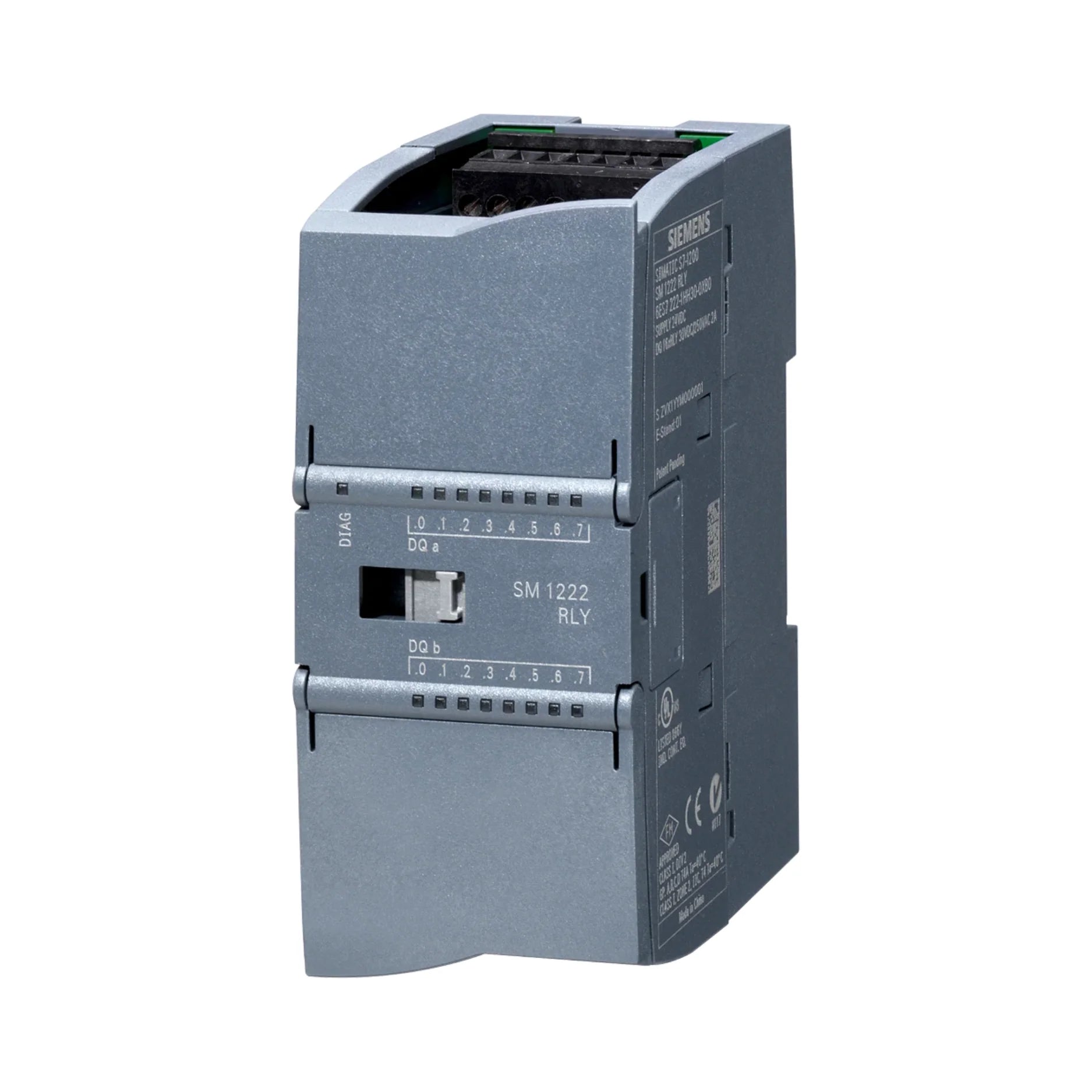 Siemens 6ES7222-1HH32-0XB0 digital output module for SIMATIC S7-1200 PLC systems.