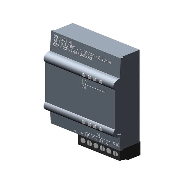 Siemens 6ES7231-4HA30-0XB0 SIMATIC S7-1200 analog input module for precise industrial signal acquisition.