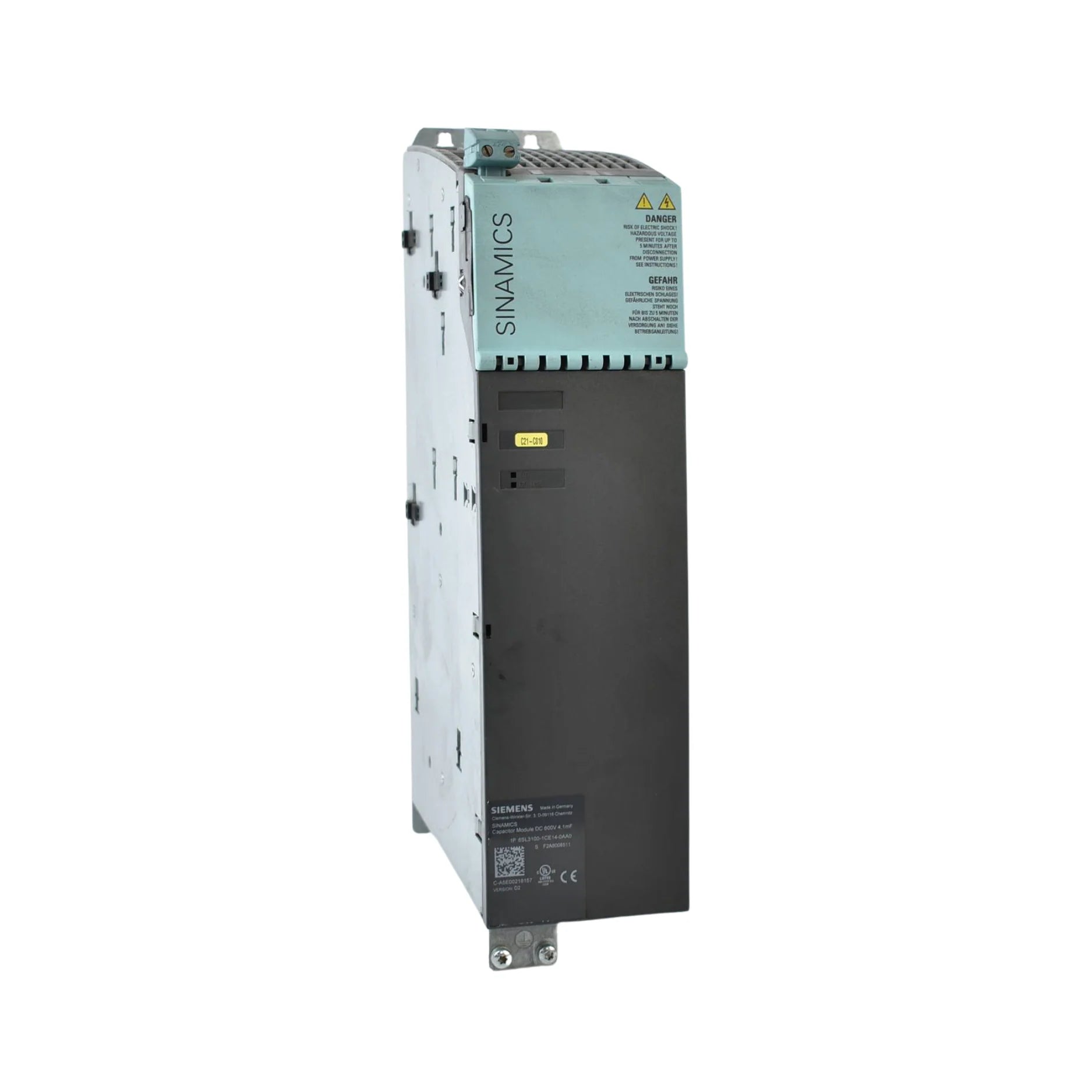 Siemens 6SL3100-1CE14-0AA0 SINAMICS S120 line reactor, 400 V, 15 kW, for harmonic reduction and drive protection.