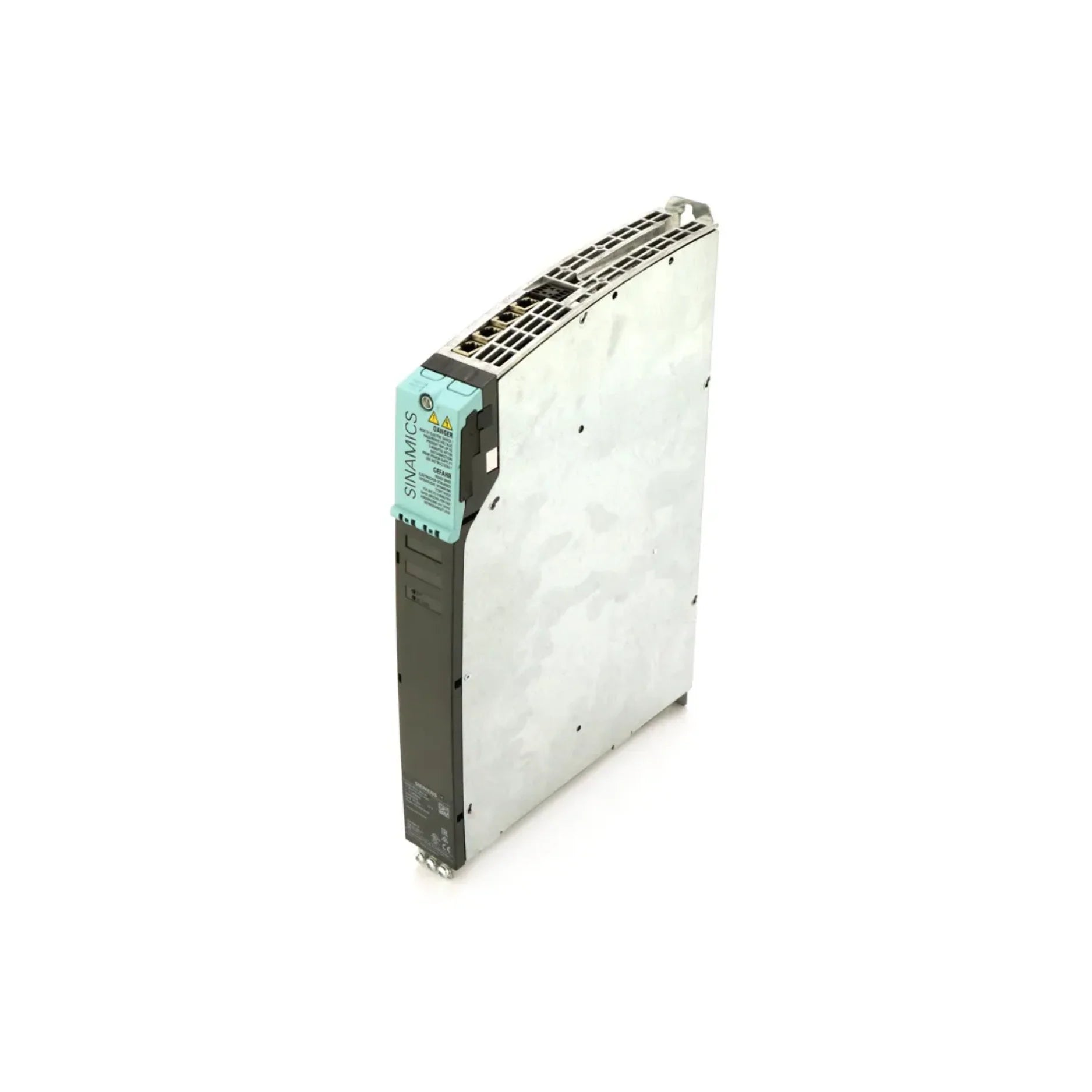 Siemens 6SL3120-2TE21-0AA4 SINAMICS G120 motor module for industrial automation.