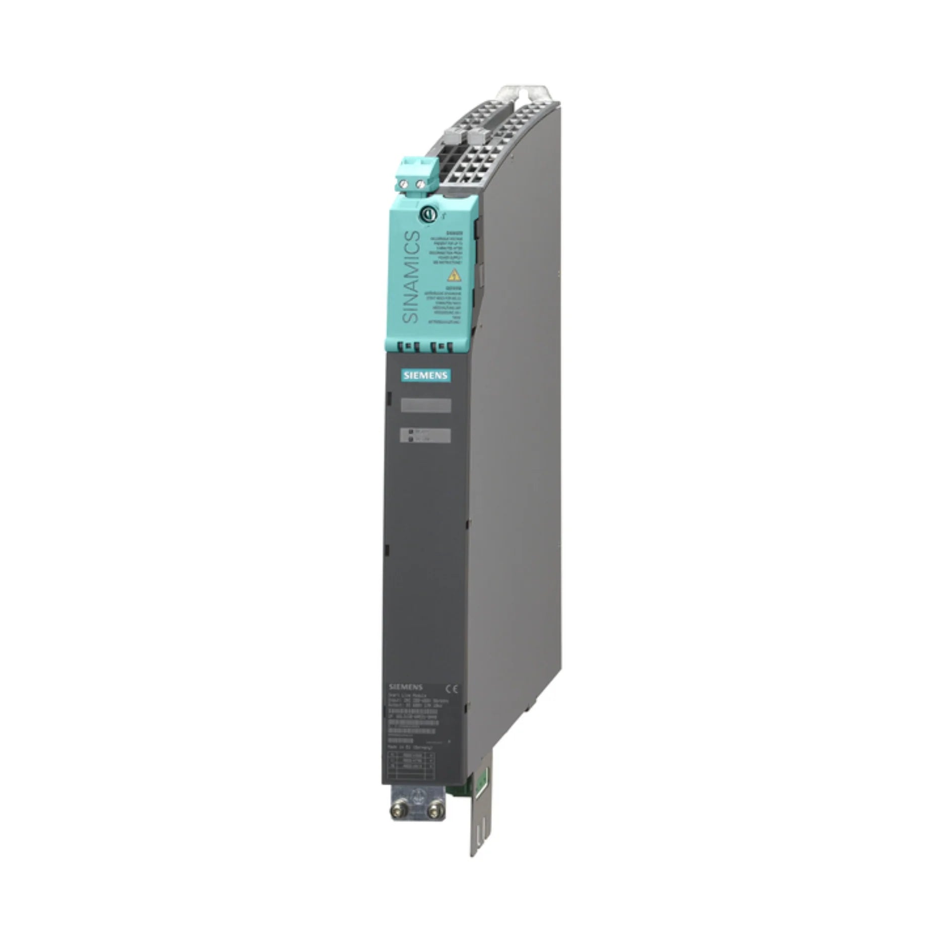 Siemens 6SL3130-6TE21-6AA3 SINAMICS S120 motor module, 132 kW, 400 V, for high-power industrial drive systems.