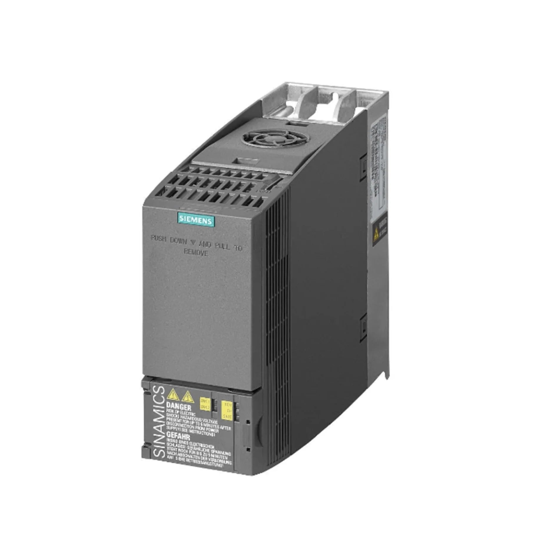 Siemens 6SL3210-1KE14-3AF2 SINAMICS G120 drive control unit for efficient motor control in industrial automation.