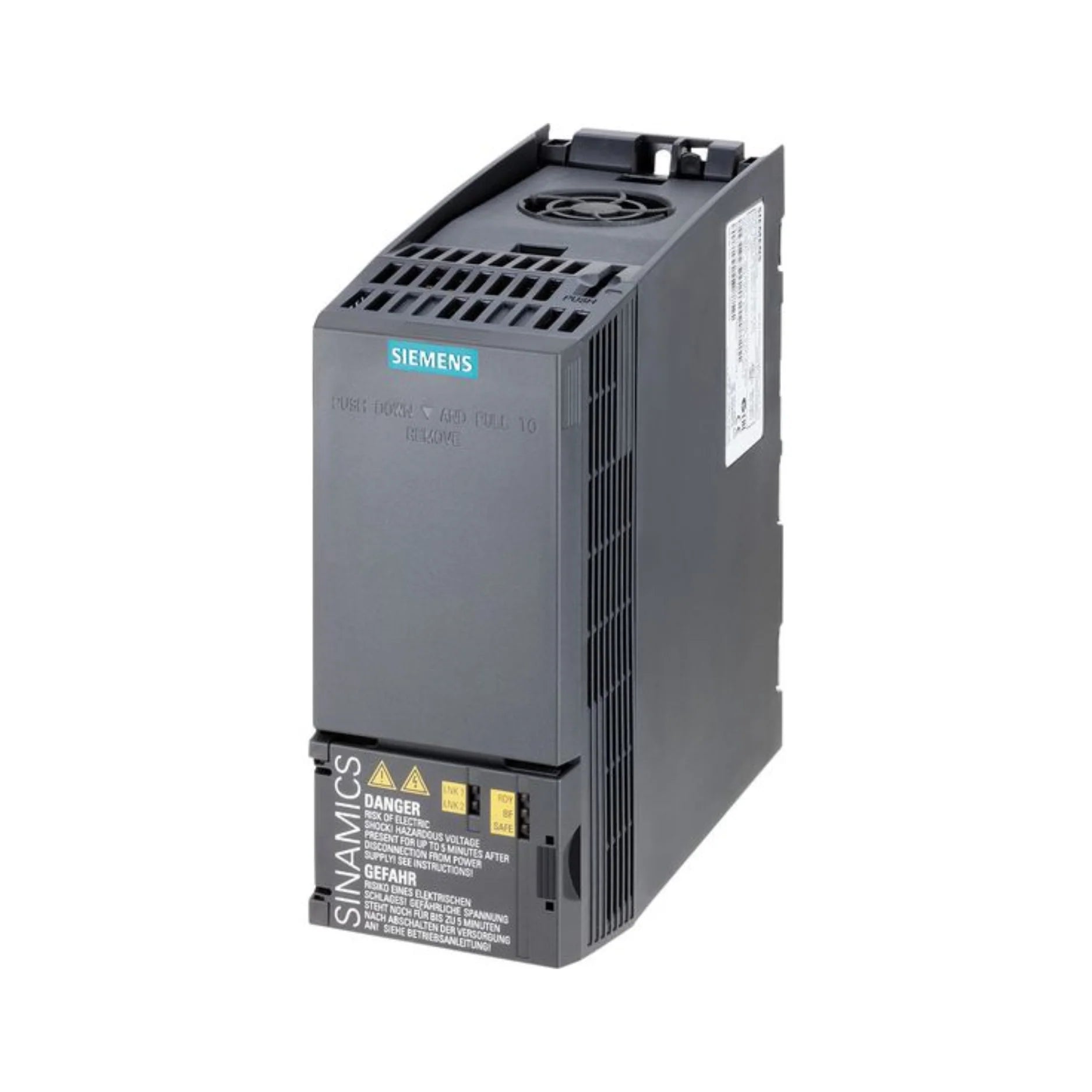 Siemens 6SL3210-1KE14-3AP2 SINAMICS G120 PM240-2 power module, 32 A, 400 V, for industrial motor control.
