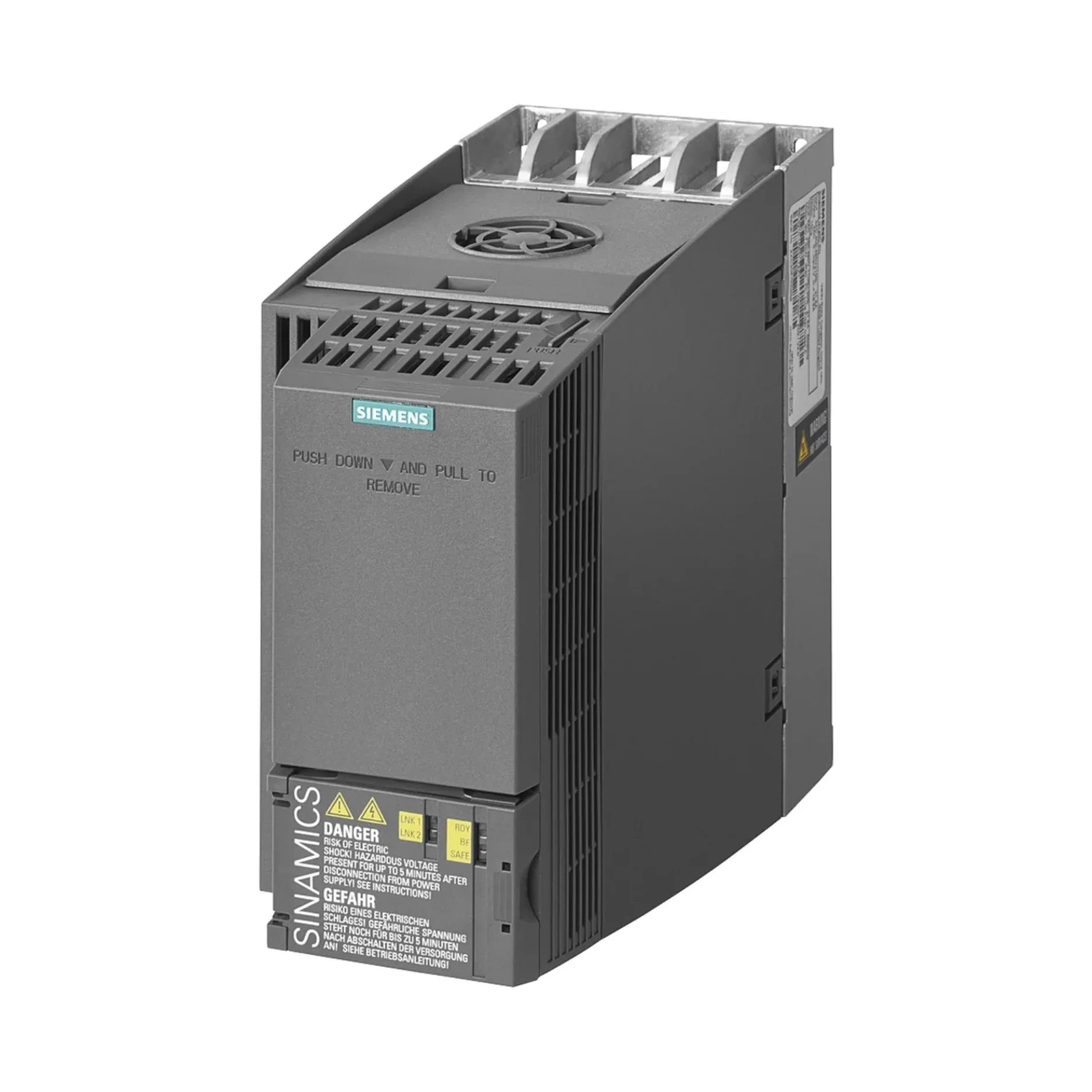 Siemens 6SL3210-1KE21-3UP1 SINAMICS G120 PM240-2 power module, 40 A, 400 V, for industrial motor control.