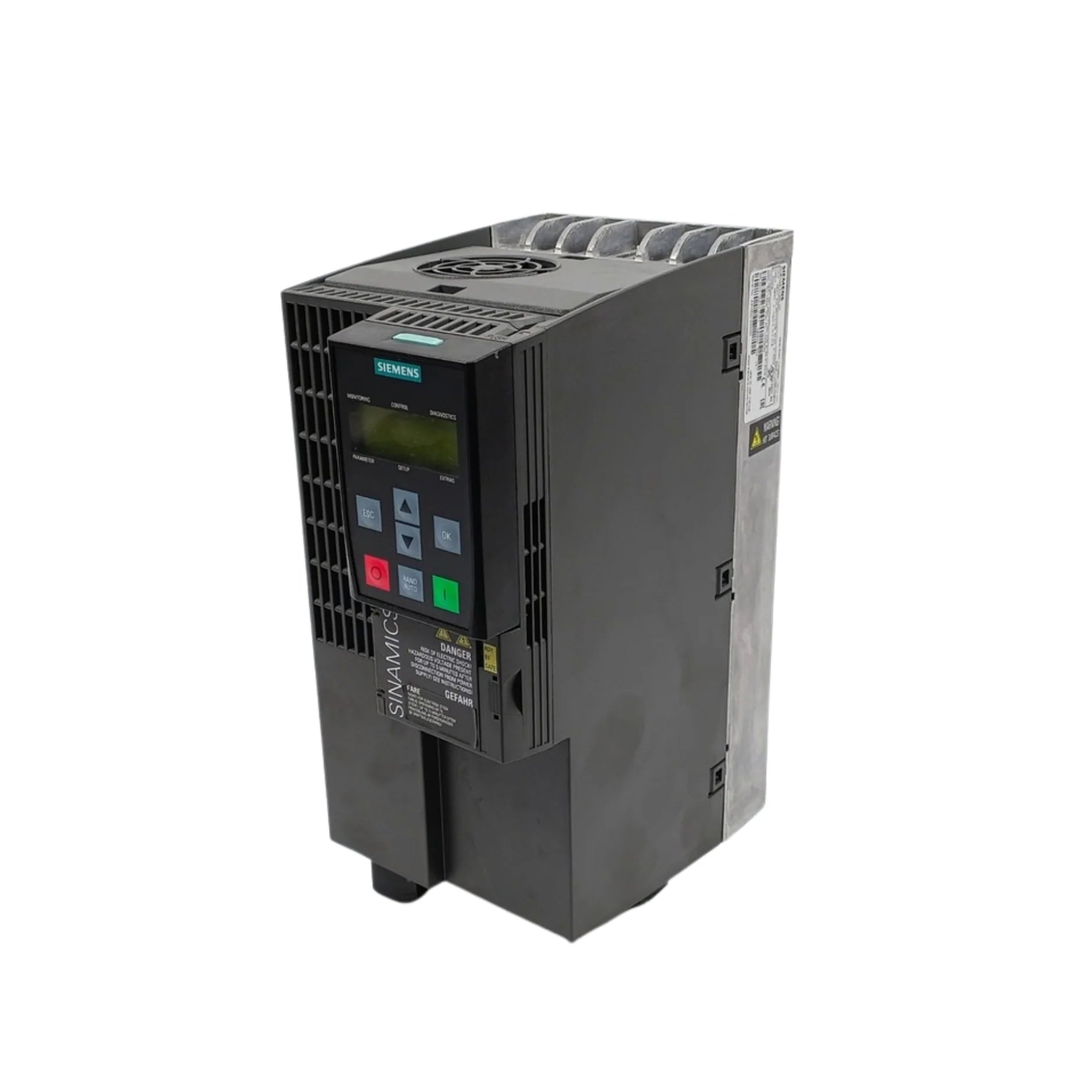 Siemens 6SL3210-1KE23-2UP1 SINAMICS S120 chassis power module, 132 kW, 400 V, for industrial automation.