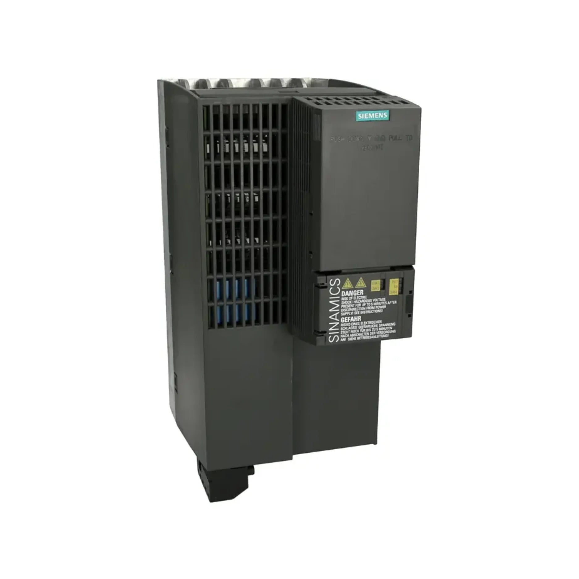 Siemens 6SL3210-1KE23-8AP1 SINAMICS G120C inverter, 11 kW, compact and efficient motor control for industry.