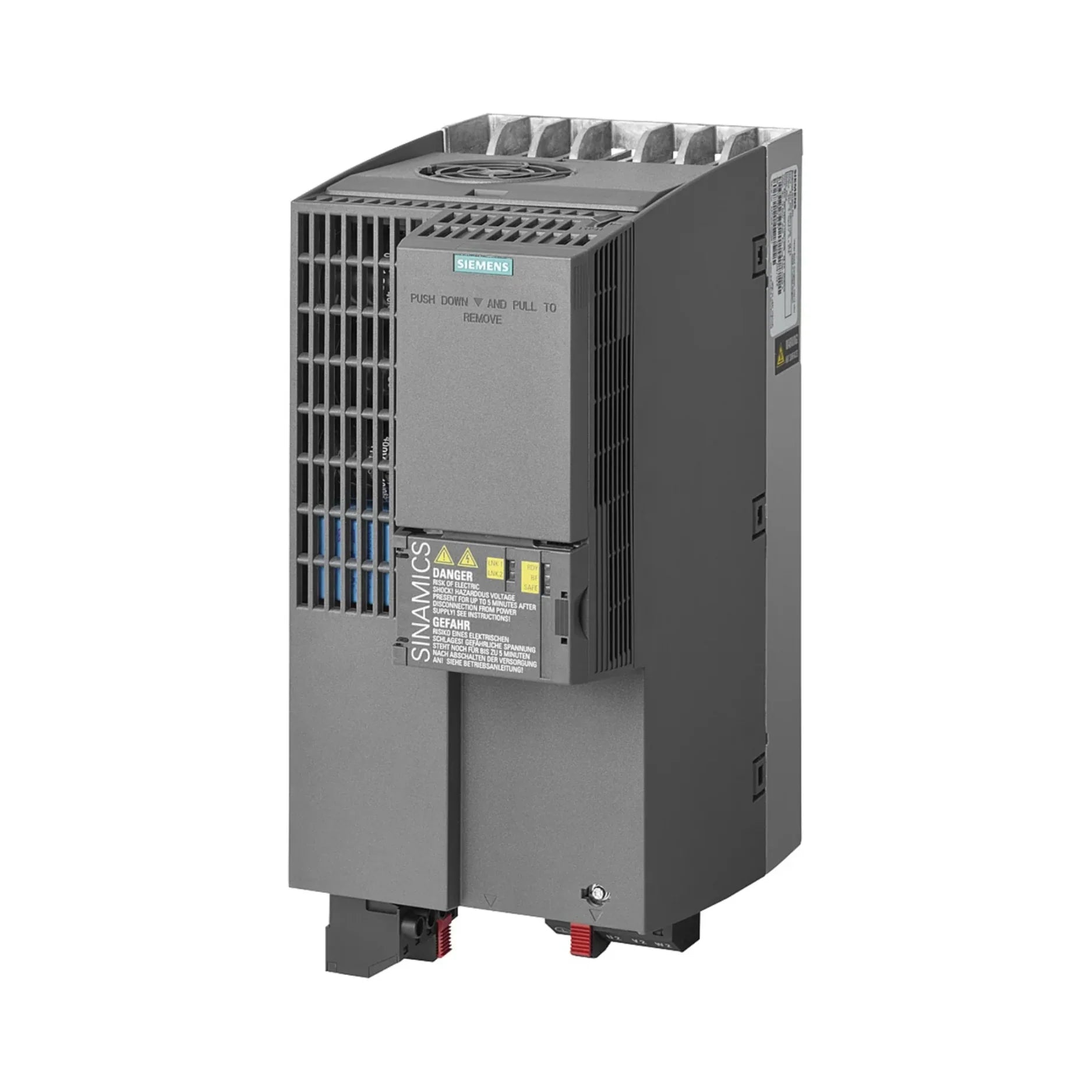Siemens 6SL3210-1KE23-8UP1 SINAMICS S120 power module, 200 V, 23.8 A, for industrial automation.