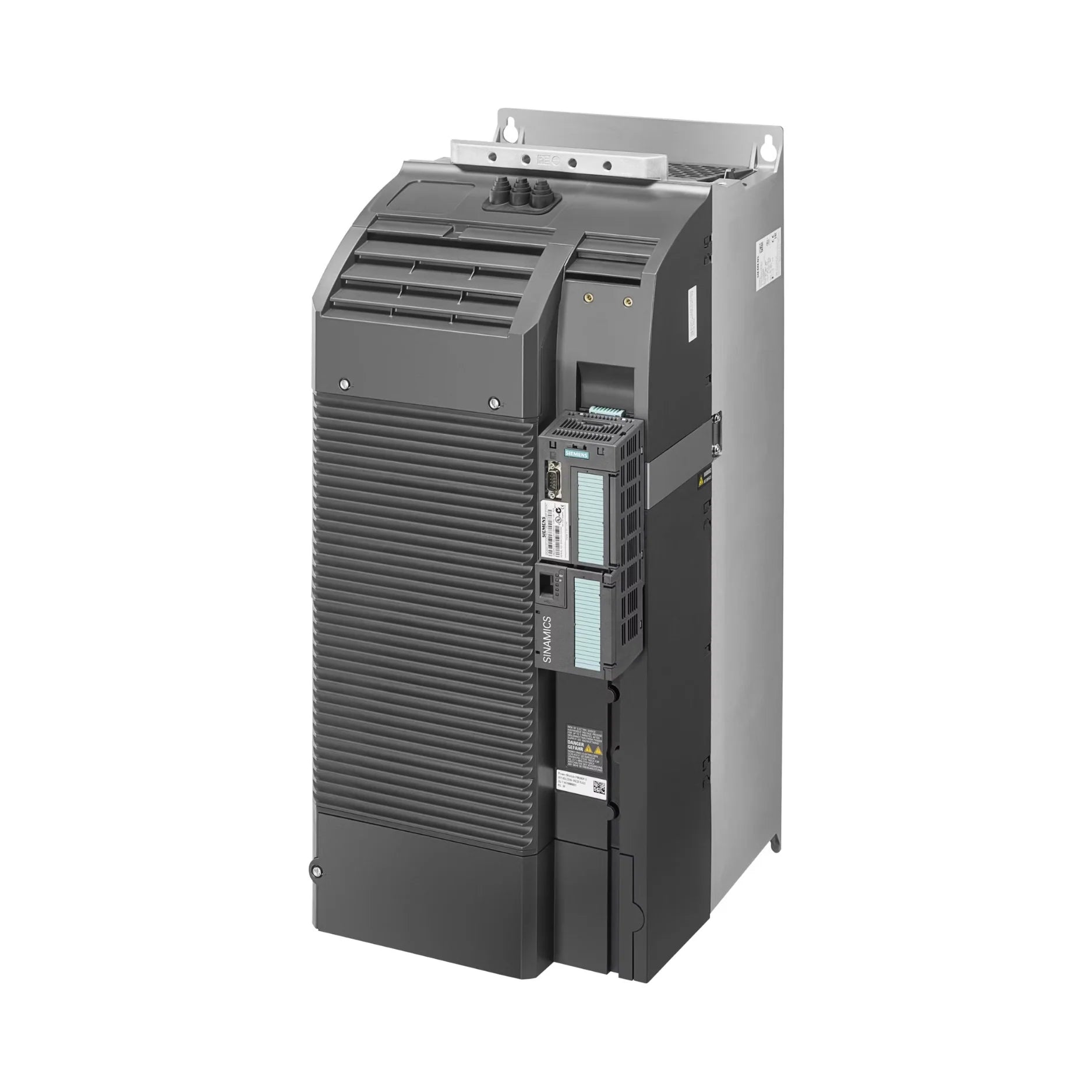 Siemens 6SL3210-1PC26-8UL0 SINAMICS S120 power module, 200 V, 268 A, for heavy-duty motor control.