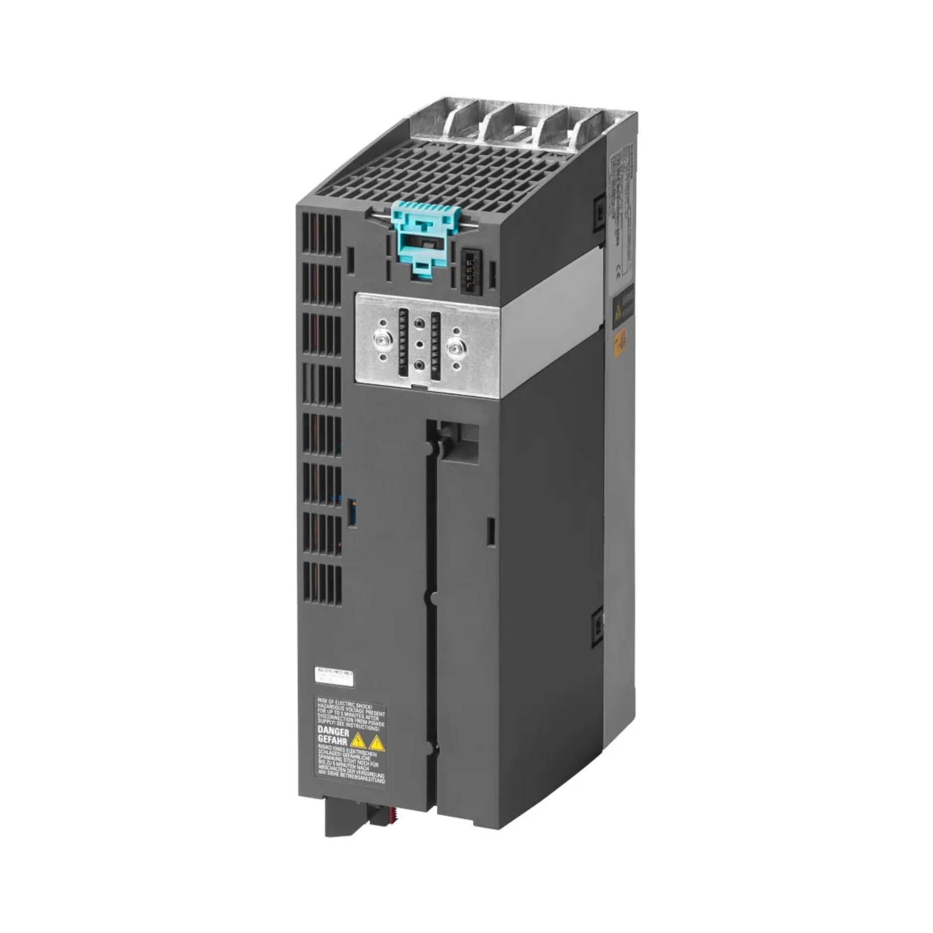 Siemens 6SL3210-1PE16-1UL1 SINAMICS G120C 3 kW UL-certified drive with braking chopper and PNP inputs.